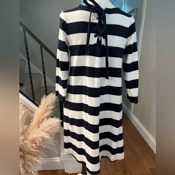 1901 Tie Back Stripe Knit Dress - Picture 2 of 4